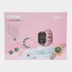 ساعت هوشمند A89 Plus به همراه ست زنانه